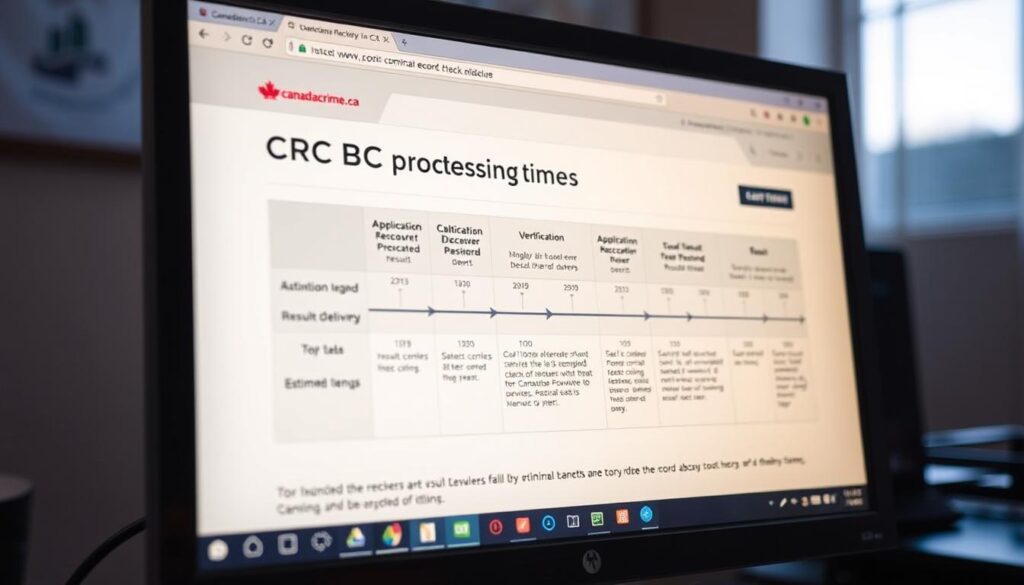 crc bc processing times