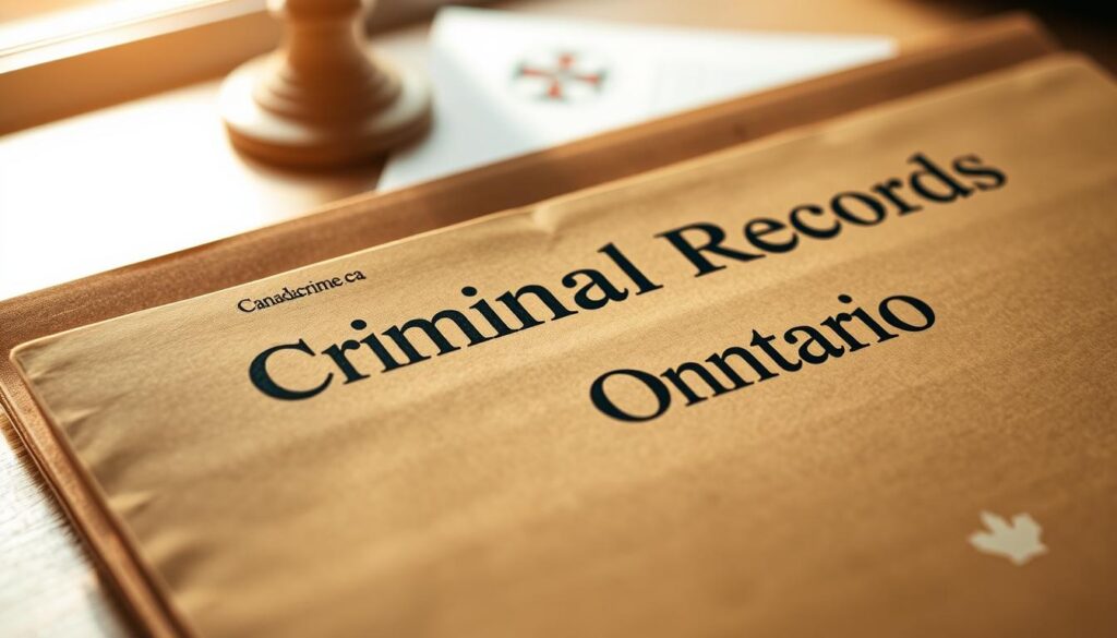 criminal records Ontario