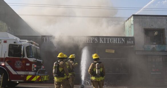 fire destroys dayton boots barbershop