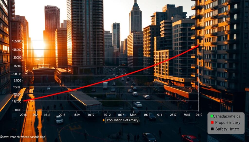 safety index urban density correlation