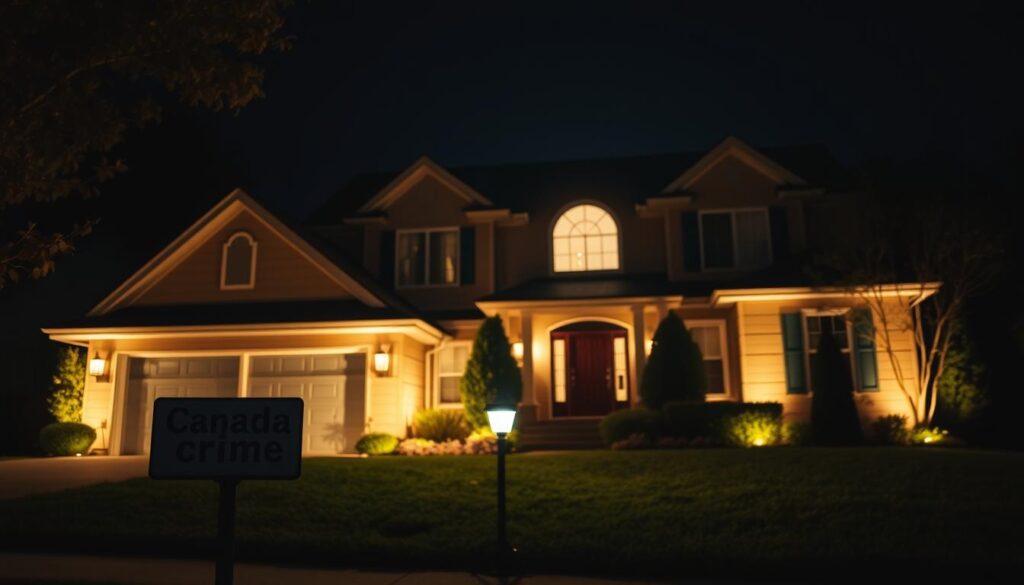 Effective use of lighting to deter burglars