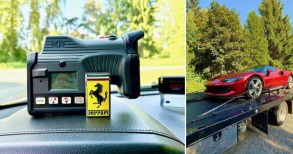 Surrey man fined Ferrari impounded speeding Langley residential area