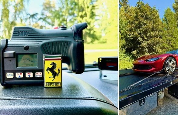 Surrey man fined Ferrari impounded speeding Langley residential area