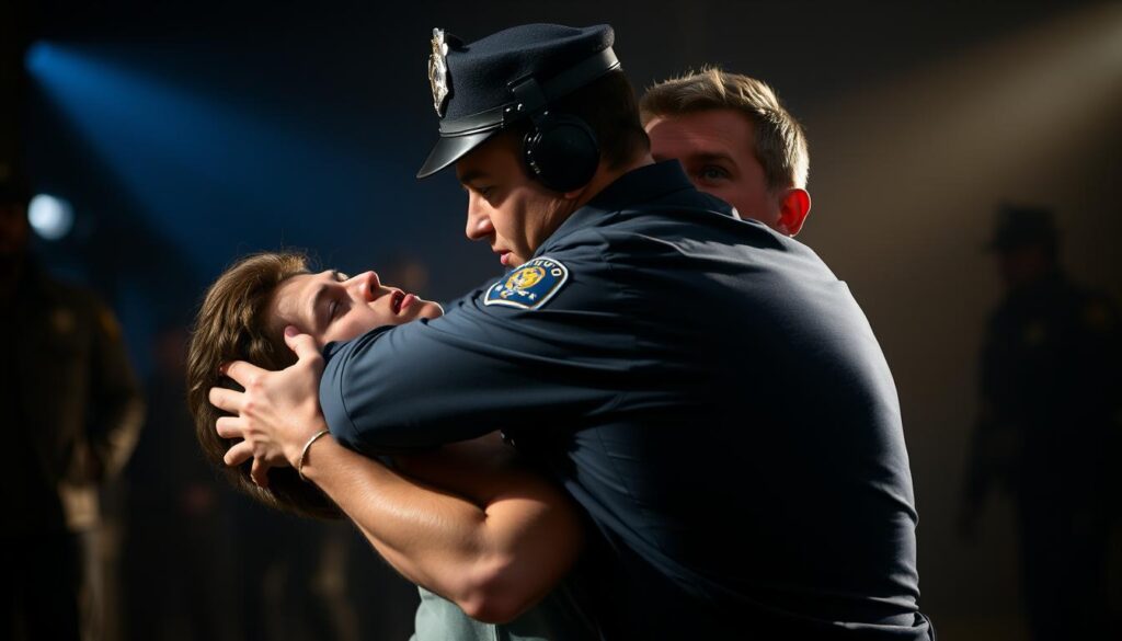 assault against peace officer physical contact requirements