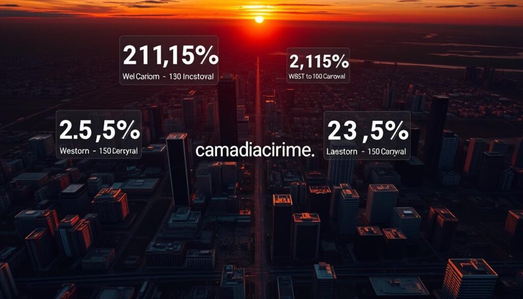 crime rate in Western Canadian cities