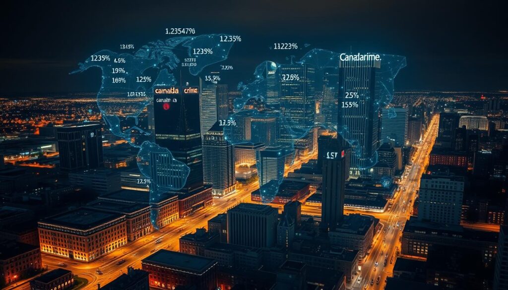 crime rates by city Canada
