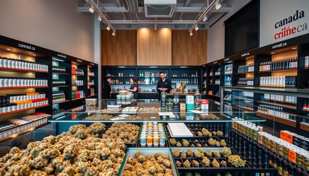legal cannabis products available at marijuana dispensaries