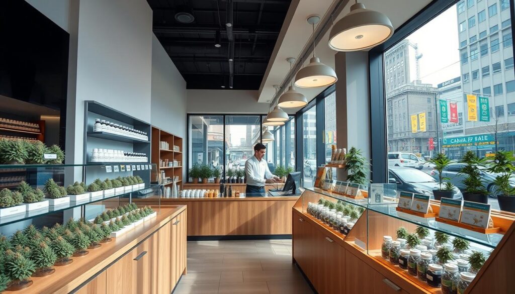 legal recreational cannabis retail store in Canada
