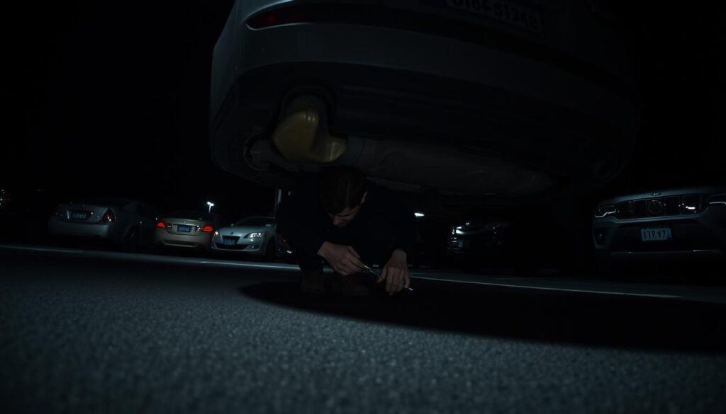 theft from auto catalytic converter