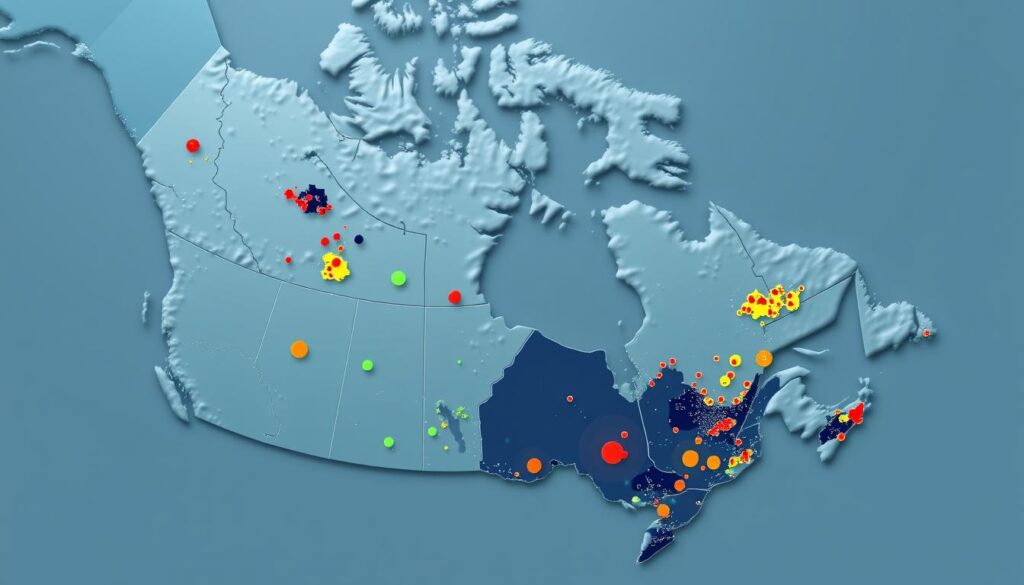 Canadian Crime Rate Map