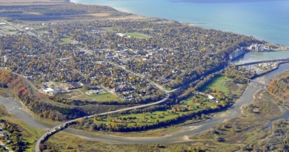 Child Rescued Lake Huron