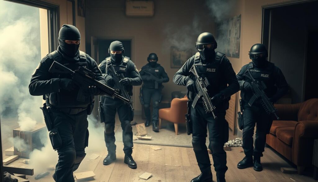 Hostage situation police response