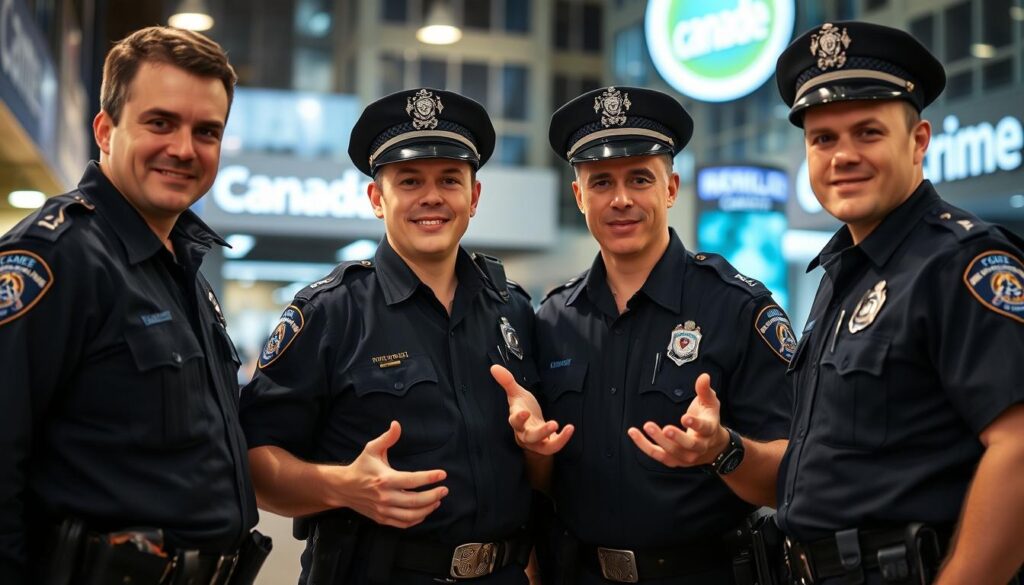 communicating with police officers