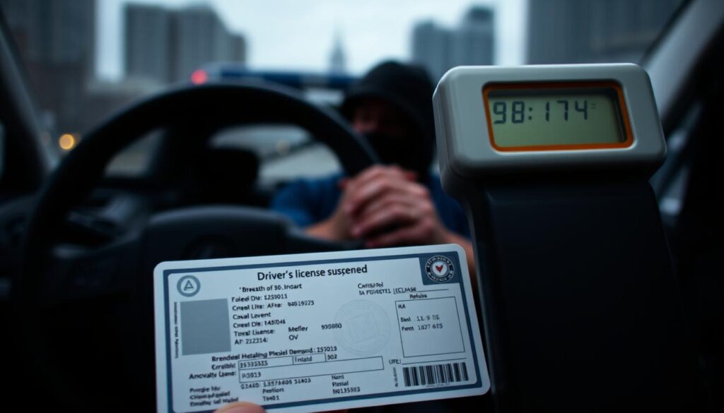 license suspension after breath test refusal