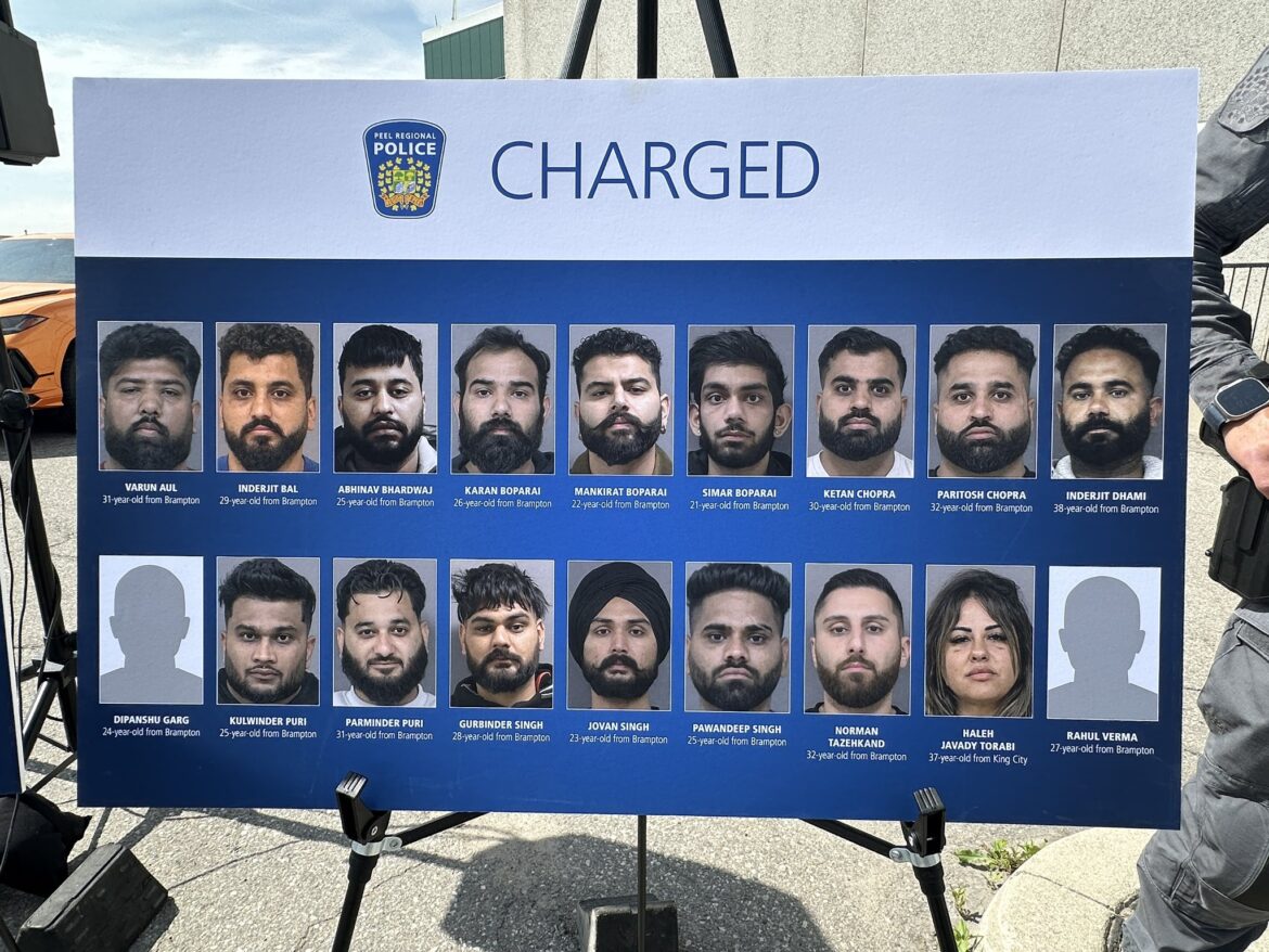 organized crime towing industry Peel Region insurance fraud