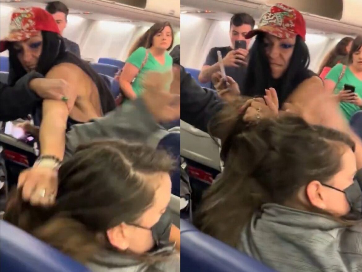passenger violent outburst