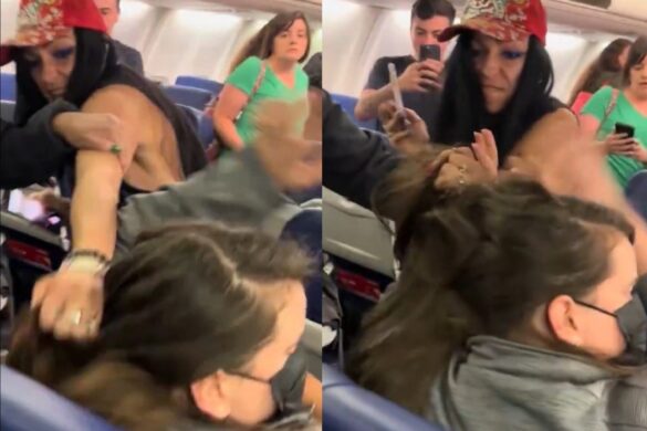 passenger violent outburst