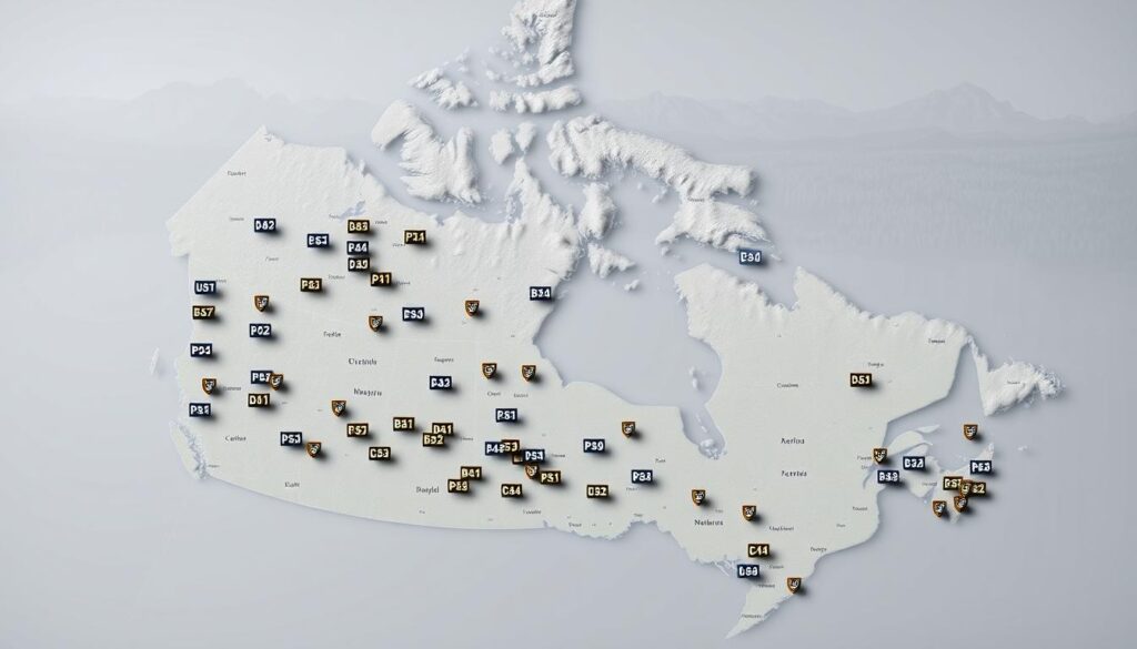 police distribution across Canada
