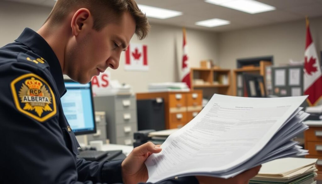 Alberta RCMP documentation process
