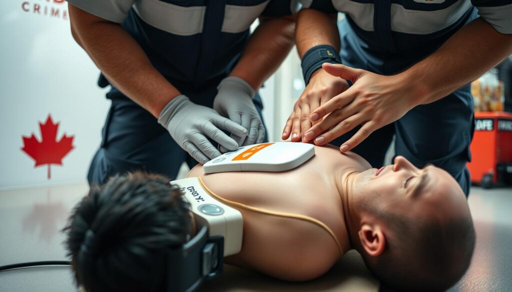 CPR techniques and using AEDs in emergencies image