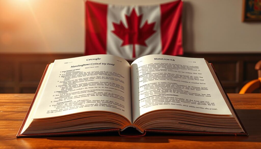 Canadian Criminal Code manslaughter provisions