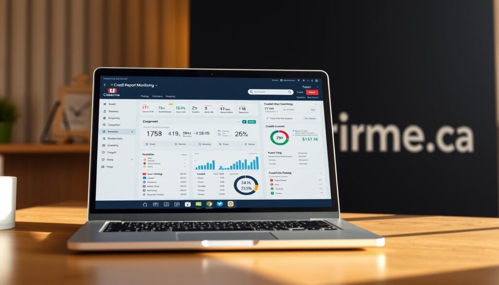 Canadian credit report monitoring