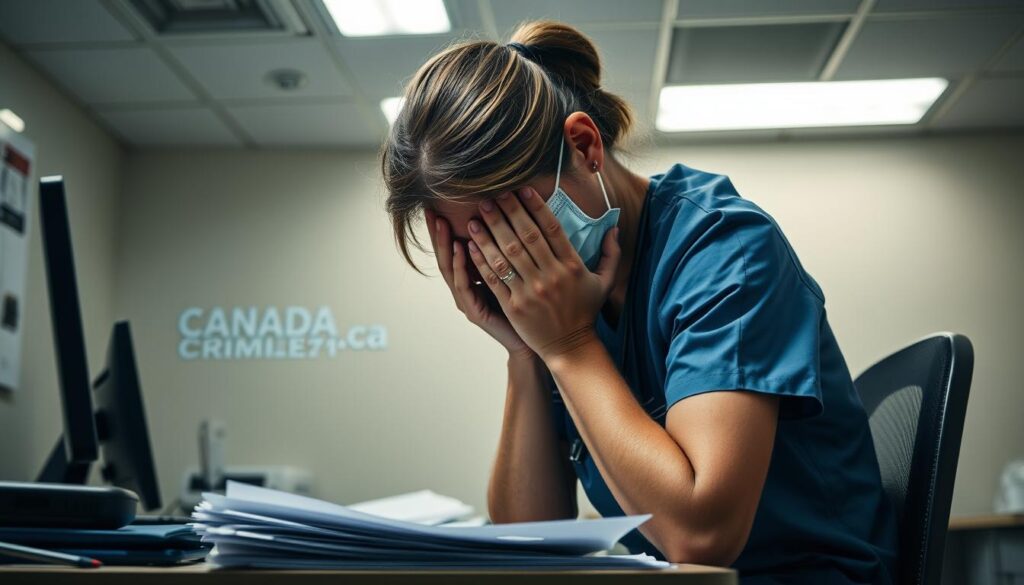Healthcare worker stress from workplace bullying
