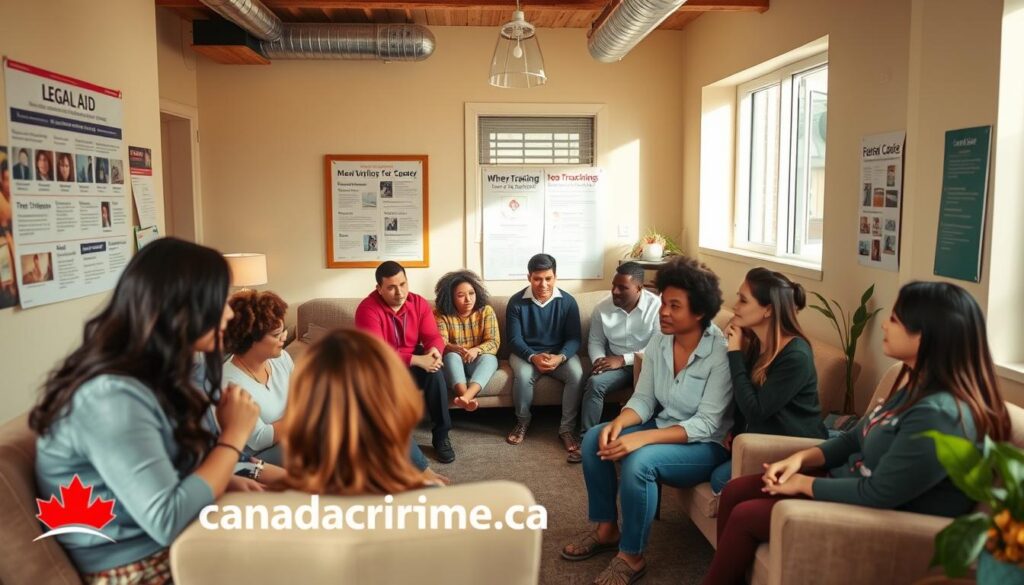 Human trafficking survivor support services in Canada