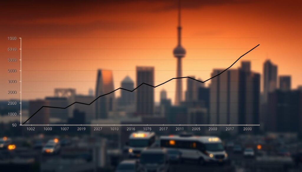 Toronto crime rate trends