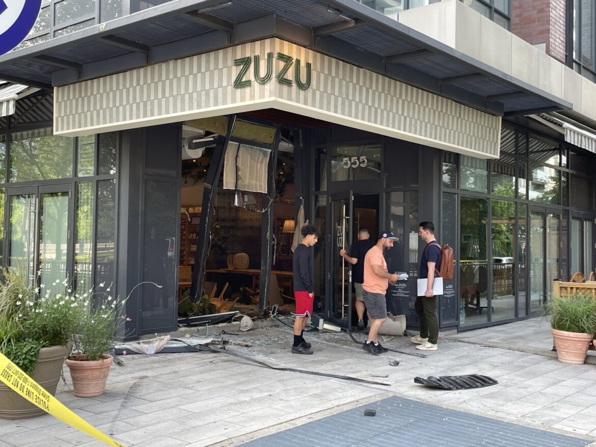 Vehicle Crashes Toronto Cafe Zuzu Impaired Driving