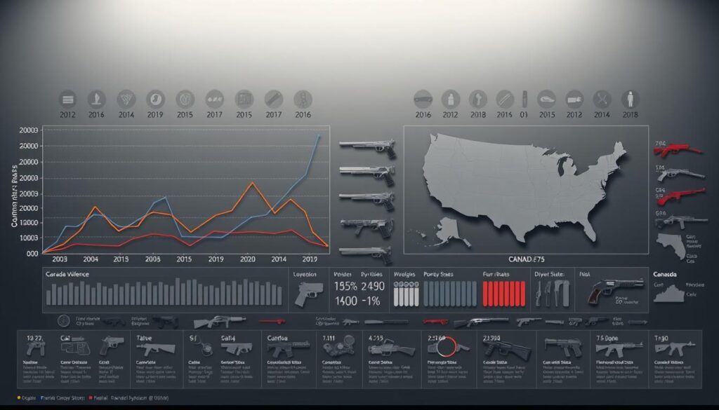 gun violence trends comparison