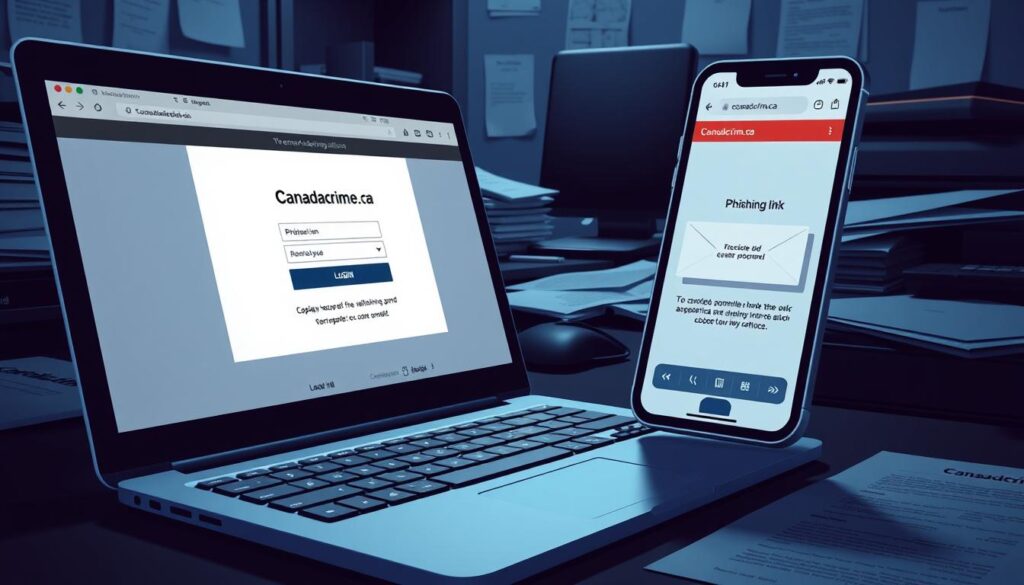 identity theft phishing example