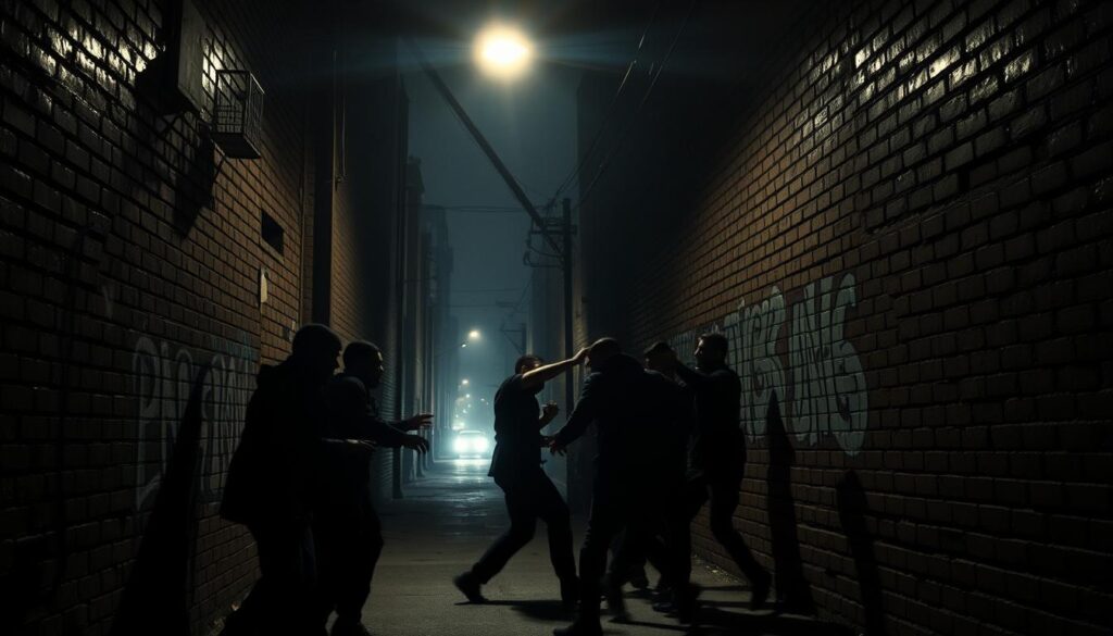 random urban violence case study