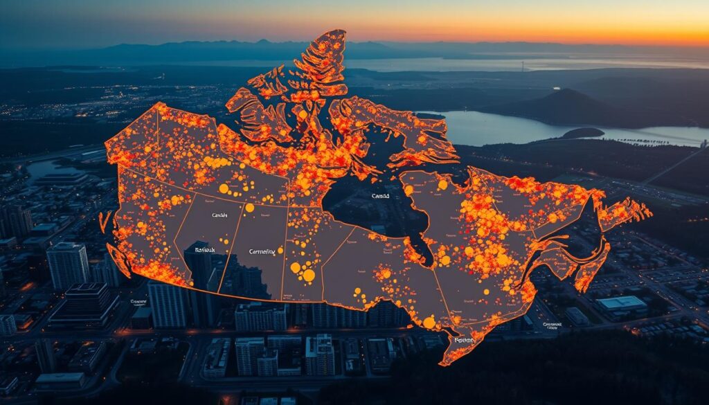 regional crime hotspots Canada