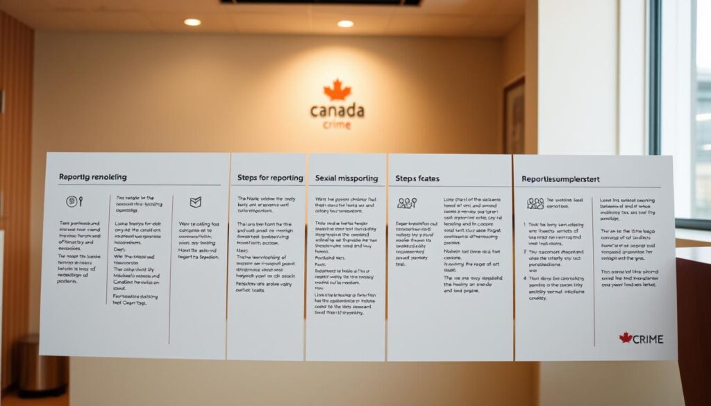 steps for reporting sexual misconduct