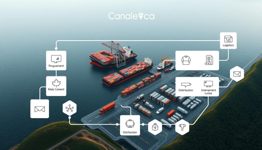 supply chain management diagram