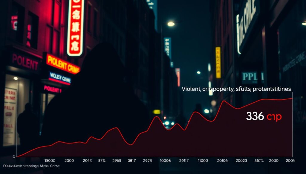 violent and property crime comparison