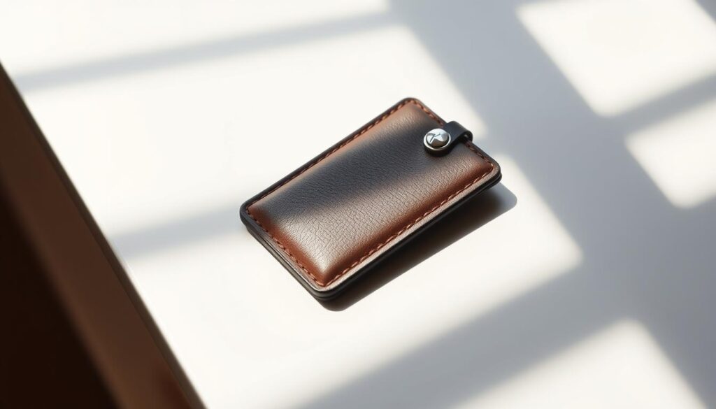 genuine leather badge holder