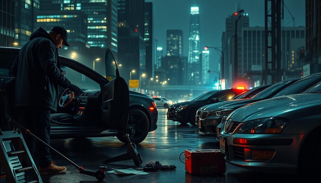 organized crime auto theft Canada