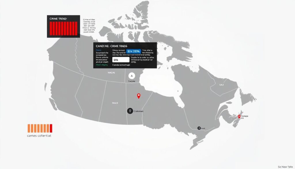 Canada crime trends map