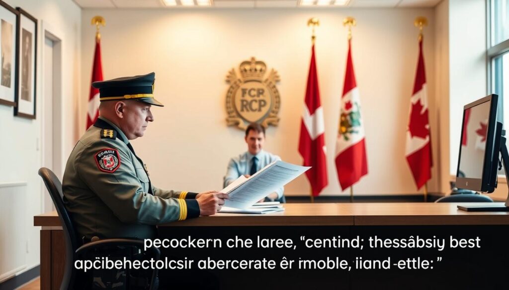 RCMP criminal record check process