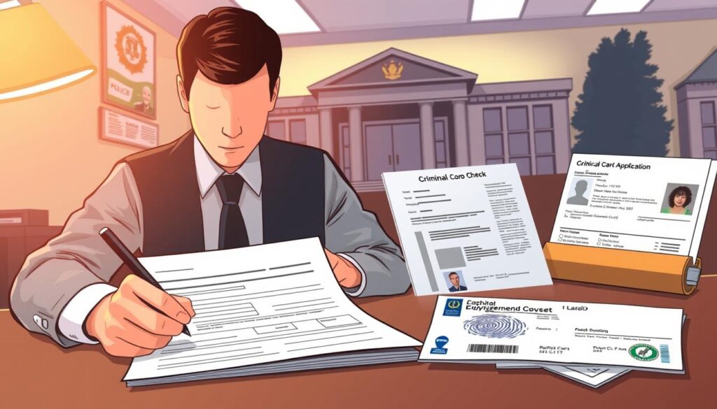 criminal record check steps