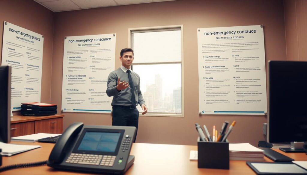 non-emergency contact procedures