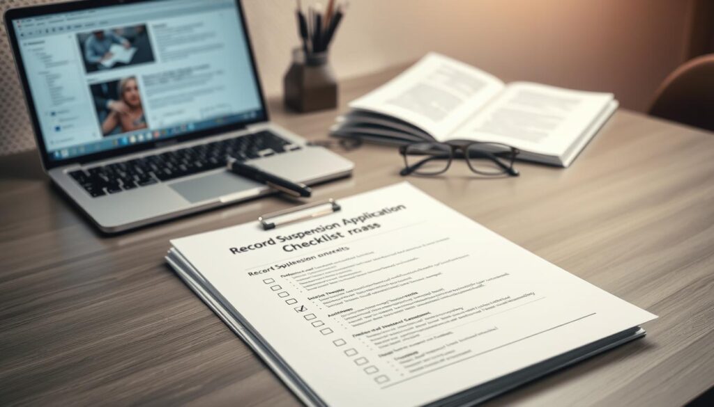 record suspension application checklist