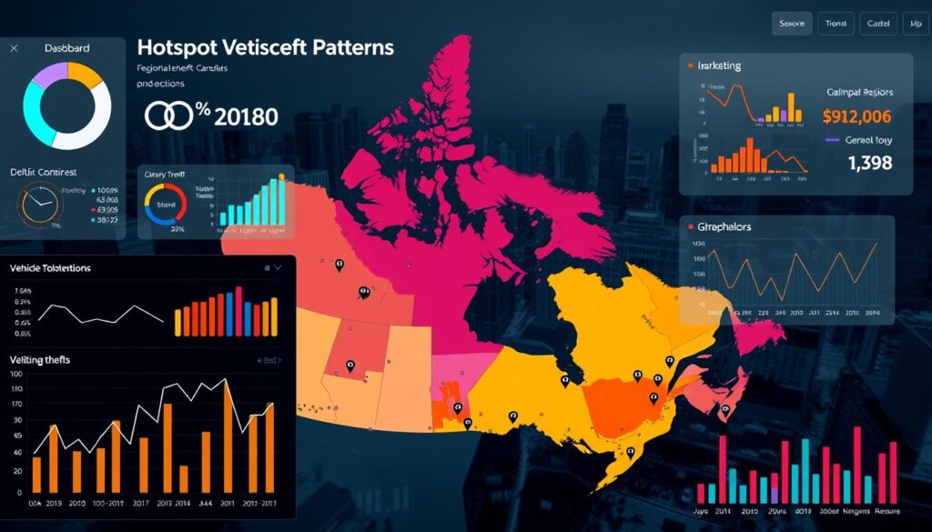 regional vehicle theft patterns Canada