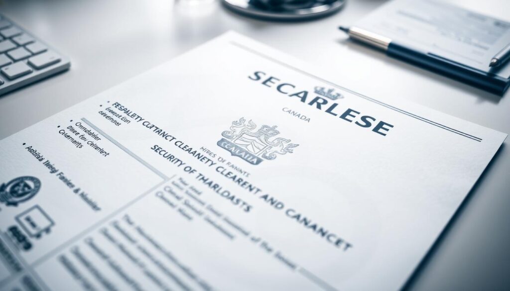 security clearance documentation