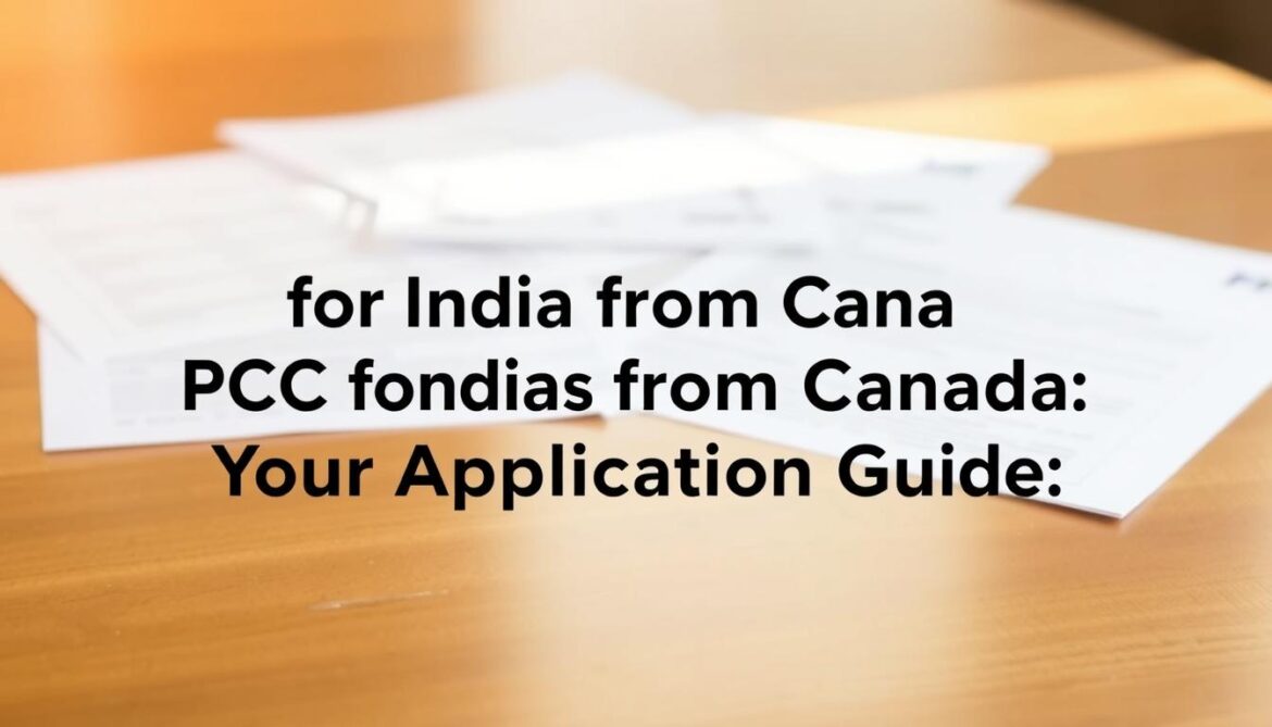 pcc for india from canada